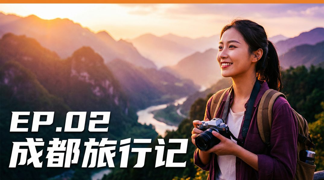 糖心vlog - 成都旅行记视频教程